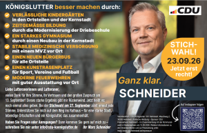 Ganz klar. SCHNEIDER
