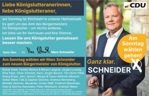 Ganz klar. Schneider